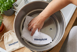 Kit de nettoyage Weeplow : chiffon en coton, chiffon en microfibre et brosse pour le robinet